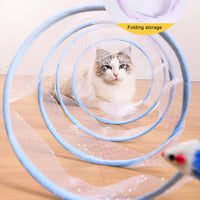 Tunel para juego de Gatos Diverticat