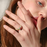 Anillo de Loto giratorio