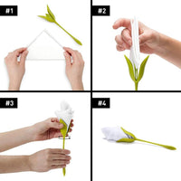 Soportes para servilletas de brotes verdes