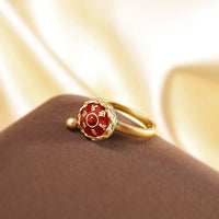 Anillo de Loto giratorio