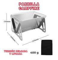 Parrilla Campfire™ ¡Cocina Sin Límites, Donde Quieras!