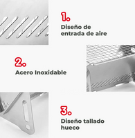 Parrilla Campfire™ ¡Cocina Sin Límites, Donde Quieras!