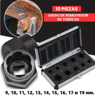 Set de extractor de tuercas pro ™ olvidate de las tuercad dañadas