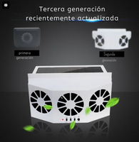 Solar Car ™ ventilador solar para el carro