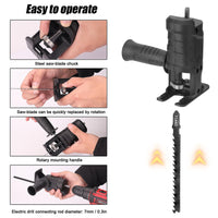 Sierra con adaptador para taladro 40% OFF