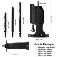 Sierra con adaptador para taladro 40% OFF