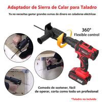 Sierra con adaptador para taladro 40% OFF