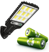 Lampara solar con sensor de movimiento 40% OFF