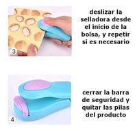 Mini sellador de bolsas 40% OFF