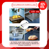 Escurridor enrollable 40% OFF