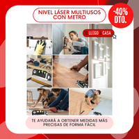 Nivel laser multiusos 40% OFF