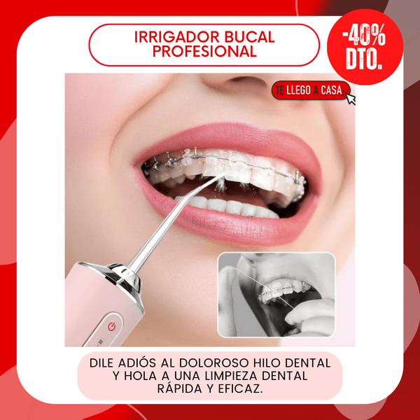 Irrigador bucal profesional 40% OFF