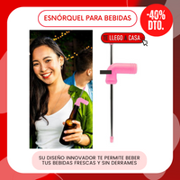 Esnorquel para bebidas