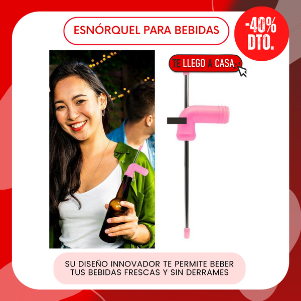 Esnorquel para bebidas