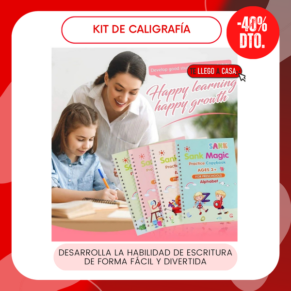 Kit de caligrafía 40% OFF