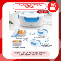 Lonchera electrica portatil 40% OFF