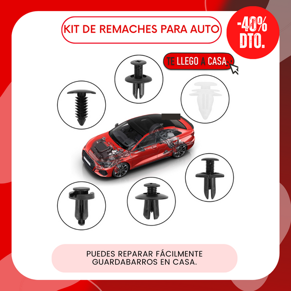 Kit de remaches para auto