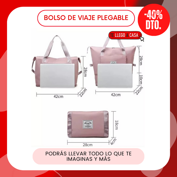 Bolso de viaje plegable 40% OFF