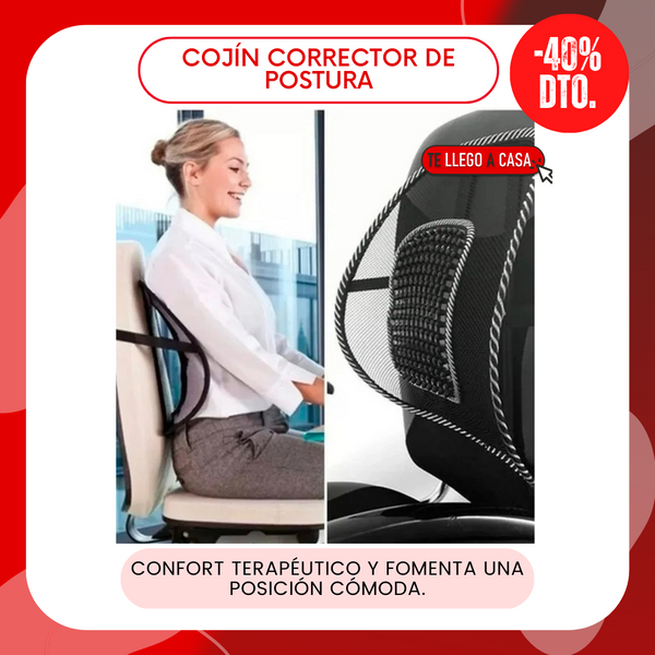 Cojín corrector de postura 40% OFF
