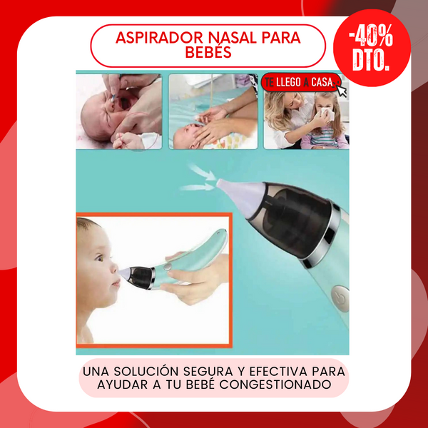 Aspirador nasal para bebes 40% OFF