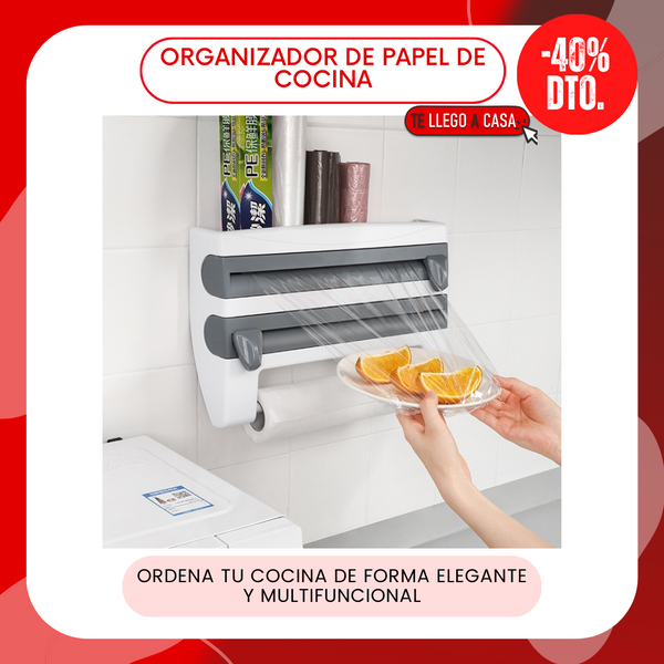 Organizador de papel de cocina 40% OFF