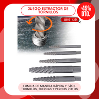 Juego de extractor de tronillos 40% OFF