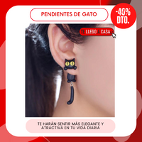 Pendientes de gato 40% OFF