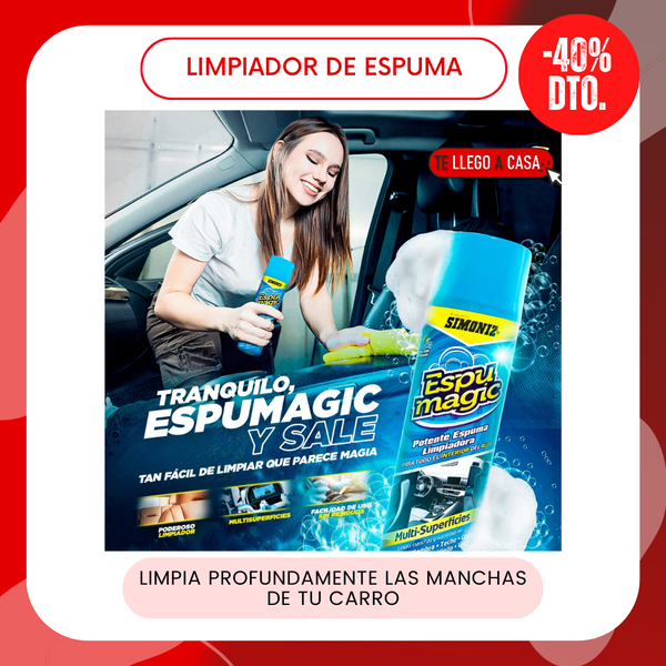 Limpiador de espuma ESPUMAGIC 40% OFF