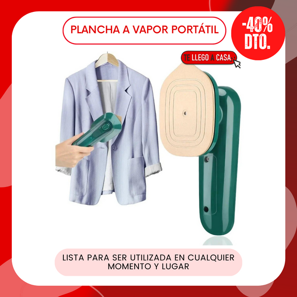 Plancha a vapor portatil 40% OFF