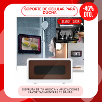 Soporte de celular para ducha