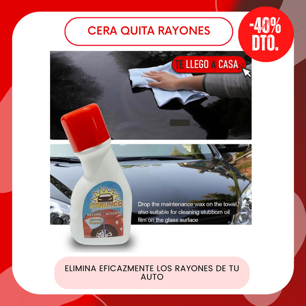 Cera quita rayones