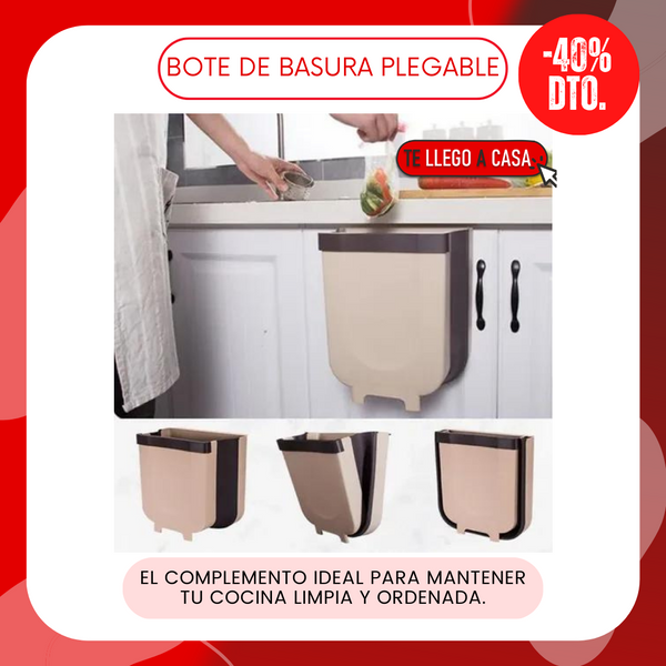 Bote de basura plegable 40% OFF