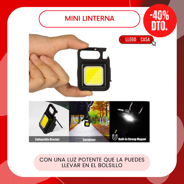 Mini linterna 40% OFF