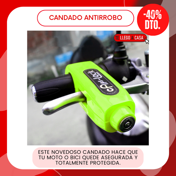 Candado antirrobo 40% OFF