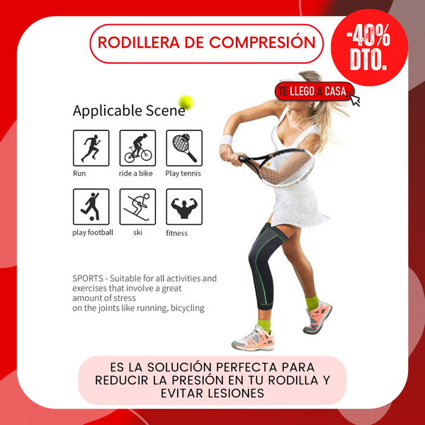 Rodillera de compresión 40% OFF