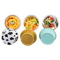 Tazas de aluminio para hornear