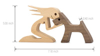 Figuritas artesanales en madera 40% OFF