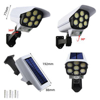 Lampara solar con camara disuasoria 40% OFF