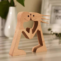 Figuritas artesanales en madera 40% OFF