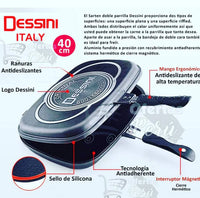 Sarten doble parrilla 40% OFF
