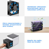 Mini aire acondicionado portatil 40% OFF