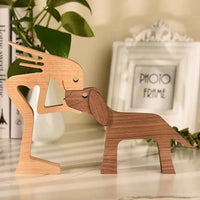 Figuritas artesanales en madera 40% OFF