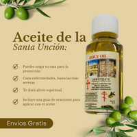 Aceite de la Santa Unción™️ De Tierra Santa a tu Hogar