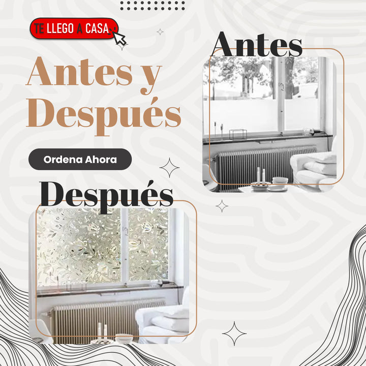 DecoFrost™ ¡Ilumina con Privacidad, Decora con Estilo!