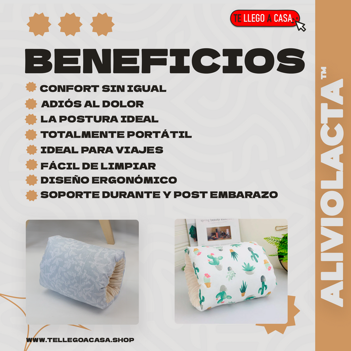 AlivioLacta™ ¡Tu aliada para una Lactancia Cómoda!