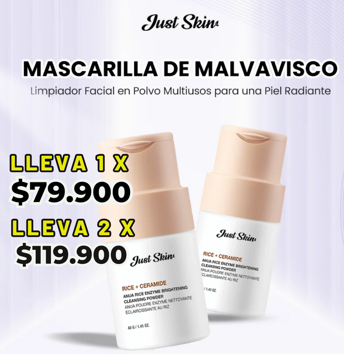 Mascarilla Coreana de arroz™ luce una piel radiante