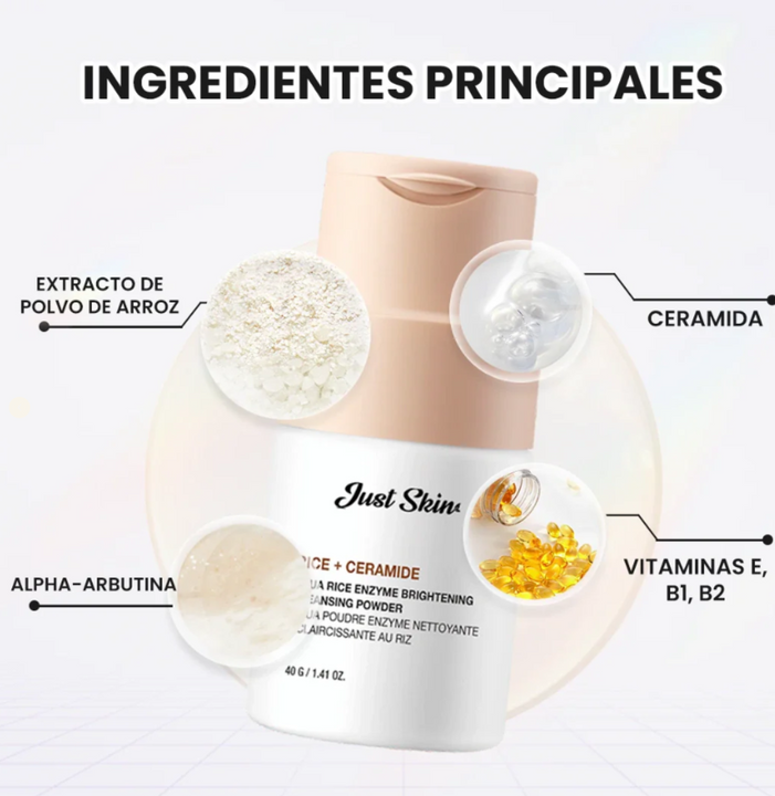 Mascarilla Coreana de arroz™ luce una piel radiante