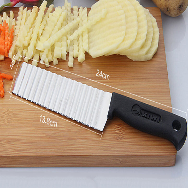 Cuchillo corta ondas Pro™️ Tus alimentos rizados en segundos