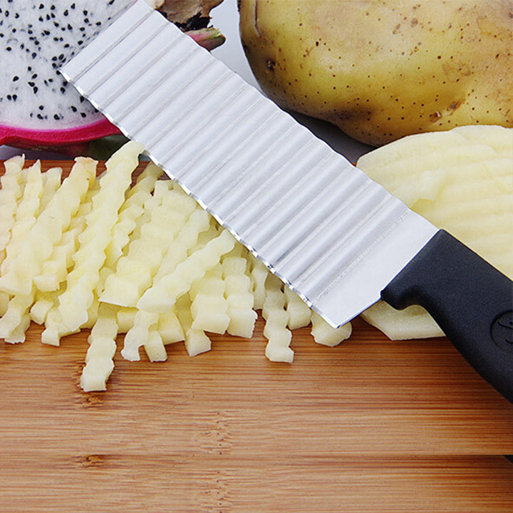 Cuchillo corta ondas Pro™️ Tus alimentos rizados en segundos