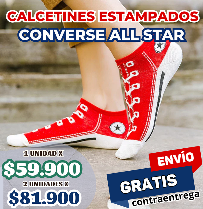 Calcetines Estampados, Converse All Star